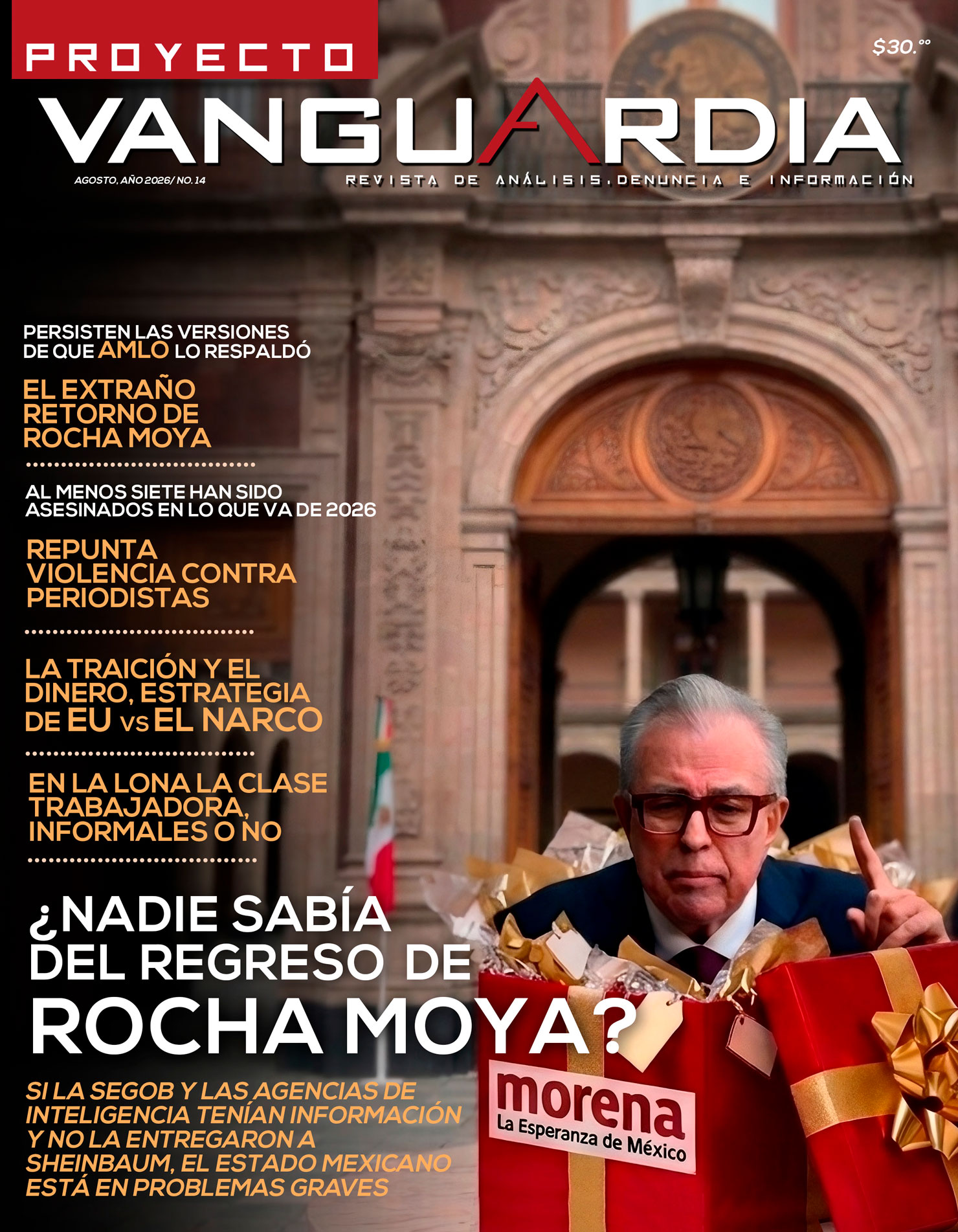 Portada de la edicion impresa